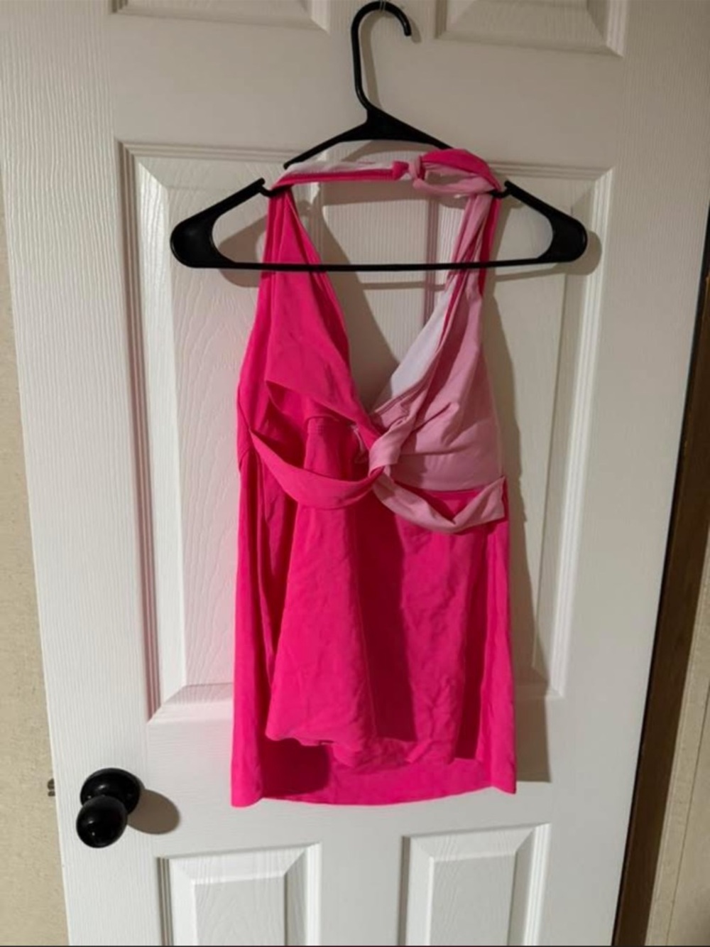 Pink Halter Swim Set